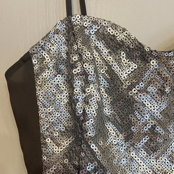 H&M Grey & Silver Cocktail dress - Picture 2 of 4